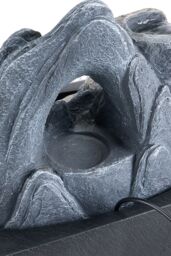 Living and Home Tabletop Waterfall Fountain with LED Lighting in Stone - thumbnail 7
