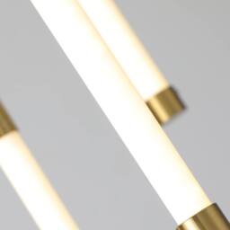 NIVOR Modern Dimmable 9-Light High LED Ceiling Chandeliers Pendant Staircase in Black - thumbnail 8