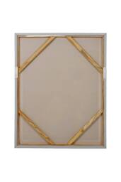KDMD Portina Linen Textured Canvas Wall Art in Frame - Elegant & Neutral in Brown - thumbnail 5