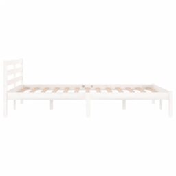 Berkfield Home Day Bed Solid Wood Pine 120x200 cm White - Size: Small Double - thumbnail 5