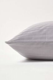 Homescapes Continental Pillowcase Egyptian Cotton 330 TC, 60 x 60 cm in Grey - thumbnail 2