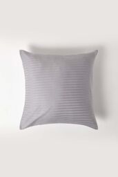 Homescapes Continental Pillowcase Egyptian Cotton 330 TC, 60 x 60 cm in Grey - thumbnail 1
