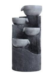 H&O Direct Creative Water Feature Outdoor Garden Fountain Decor in Natural - thumbnail 4