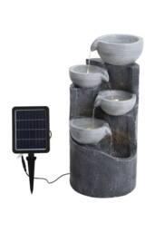 H&O Direct Creative Water Feature Outdoor Garden Fountain Decor in Natural - thumbnail 3