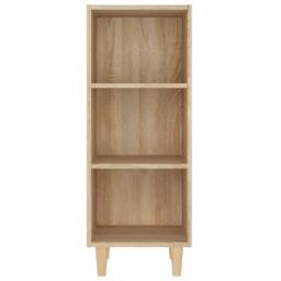 Berkfield Home Sideboard Sonoma Oak 34.5x32.5x90 cm Engineered Wood in Brown - thumbnail 5