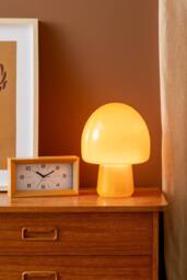 PRESENT TIME Karlsson Alarm Clock Lujo Rectangle - Ochre Yellow - thumbnail 2