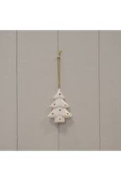 KDMD White Handcrafted Glazed Ceramic Hanging Tree - thumbnail 1
