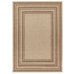 Yard Camber Jute Effect Indoor/Outdoor Rug in Natural - Size: 120 cm x 170 cm - thumbnail 2