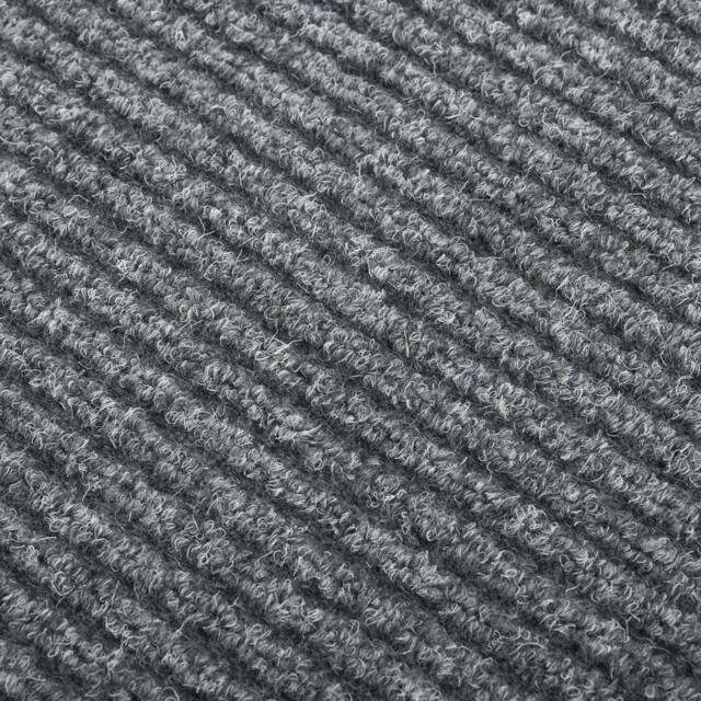 Berkfield Home Modern Dirt Trapper Carpet Runner 100x450 cm Grey - Size: 100 cm diameter - image 1