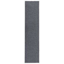 Berkfield Home Modern Dirt Trapper Carpet Runner 100x450 cm Grey - Size: 100 cm diameter - thumbnail 2