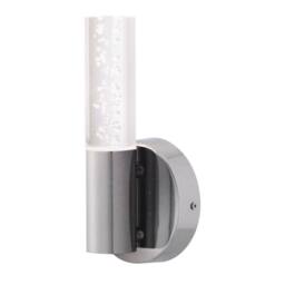 First Choice Lighting Set of 2 Orin - Bathroom Wall Light with Bubble Details in Silver - thumbnail 2