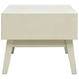 Berkfield Home Coffee Table with 2 Drawers Carving Grey 110x50x40 cm Wood - Size: 110 x 50 x 40 cm - thumbnail 6
