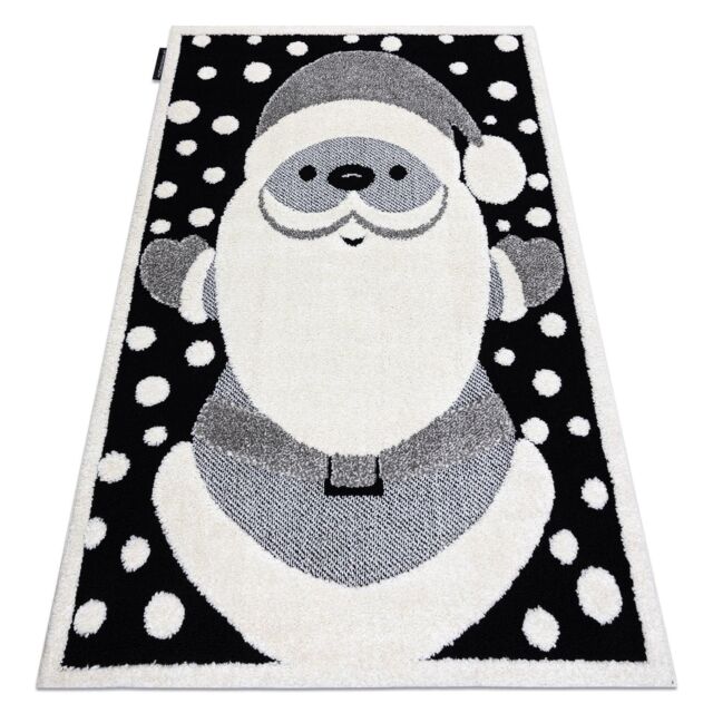RugsX Modern Children's Rug in Black - Size: 120 cm x 170 cm - image 1