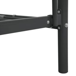Berkfield Home Bunk Bed Frame Black Metal 140x200 cm/90x200 cm - thumbnail 7