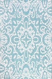 Rugstyle Summer Breeze Outdoor Rug in Aqua - Size: 100 cm x 150 cm - thumbnail 2