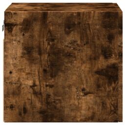Berkfield Home Wall Cabinet Smoked Oak 40x42.5x40 cm Engineered Wood in Brown - thumbnail 5