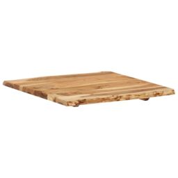 Berkfield Home Table Top Solid Acacia Wood 58x(50-60)x2.5 cm in Brown - thumbnail 5