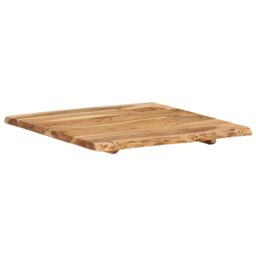 Berkfield Home Table Top Solid Acacia Wood 58x(50-60)x2.5 cm in Brown - thumbnail 4