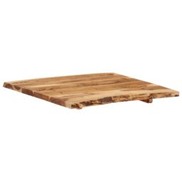 Berkfield Home Table Top Solid Acacia Wood 58x(50-60)x2.5 cm in Brown - thumbnail 6