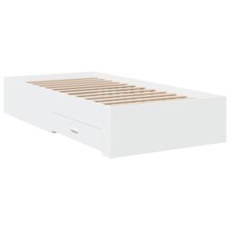 Berkfield Home Bed Frame with Drawers without Mattress White 90x200 cm - thumbnail 6
