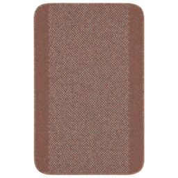 THE RUGS Washable Designer Rugs & Mats Bordered Design in Brown - 110Br - Size: 57 cm x 90 cm - thumbnail 3