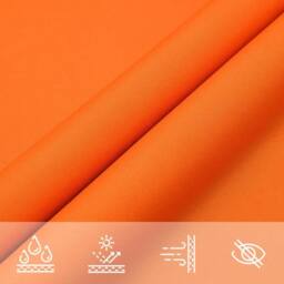 Berkfield Home Sunshade Sail Oxford Fabric Square 5x5 m Orange - thumbnail 8