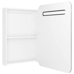 Berkfield Home LED Bathroom Mirror Cabinet Shining White 60x11x80 cm - Size: 60 x 11 x 80 cm - thumbnail 5