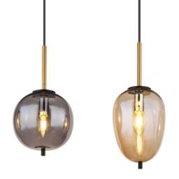 Netlighting Blacky Bar Pendant Ceiling Light Matt Black Smoke Glass Shade 4x E14 - thumbnail 3