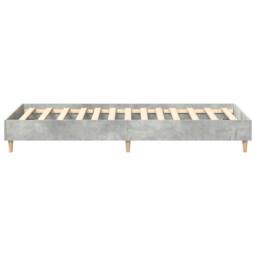Berkfield Home Bed Frame with LED Frame Concrete Grey 180x200 cm Super King - Size: Small Single - thumbnail 6