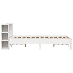 Berkfield Home Decorative Bookcase Bed without Mattress White 160x200 cm Solid W - thumbnail 5