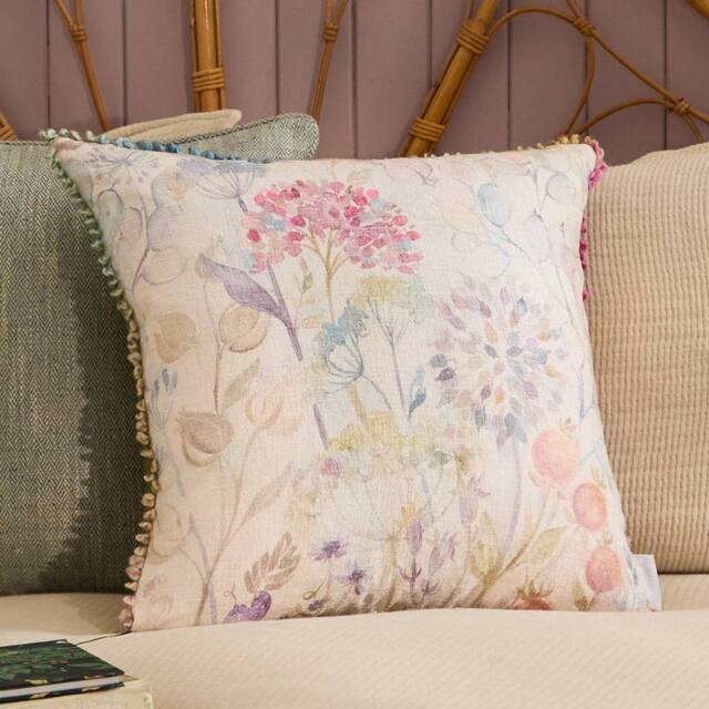 Voyage Maison Country Hedgerow Printed Square Cushion - Size: 50 cm x 50 cm - image 1