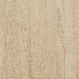 Berkfield Home Bed Frame No Mattress Sonoma Oak 100x200 cm Engineered Wood in Brown - thumbnail 9