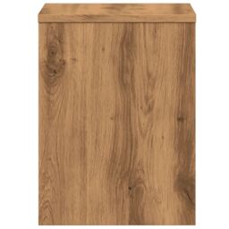 Berkfield Home Bedside Cabinet¬†Aritisian Oak 40x30x40 cm Engineered Wood in Brown - Size: 40 x 30 x 40 cm - thumbnail 6