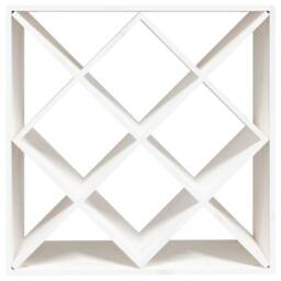 Berkfield Home Wine Cabinet White 62x25x62 cm Solid Wood Pine - Size: 62 x 25 x 62 cm - thumbnail 5