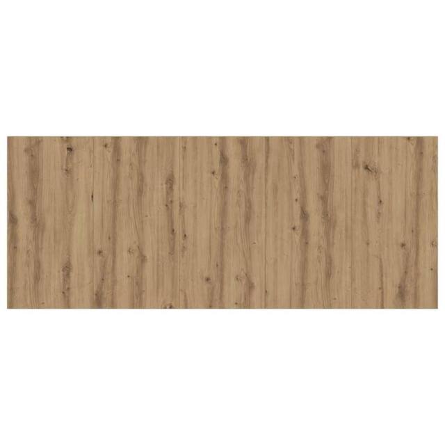 Berkfield Home Stylish Bed Headboard Artisan Oak 200x1.5x80 cm Engineered Wood in Brown - image 1