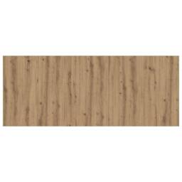 Berkfield Home Stylish Bed Headboard Artisan Oak 200x1.5x80 cm Engineered Wood in Brown