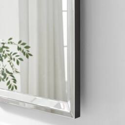 FurnitureboxUK Roux Large Rectangle 90x60cm Wall Mirror in Metallics - Size: 90x60 cm - thumbnail 5