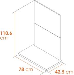 Acantha Fires & Fireplaces Acantha x2 Tile & Hearth Set in White Marble Effect - thumbnail 5