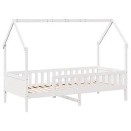 Berkfield Home Kids Bed Frame with Drawers without Mattress 80x200 cm Solid Wood in White - thumbnail 5