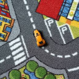 Bravich LTD Children's Big City Mat Town Car Roads Rug - Size: 100 cm x 190 cm - thumbnail 8