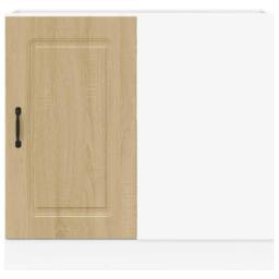 Berkfield Home Kitchen Base Cabinet Kalmar Sonoma Oak Engineered Wood in Light Oak - thumbnail 4