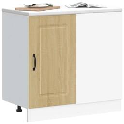 Berkfield Home Kitchen Base Cabinet Kalmar Sonoma Oak Engineered Wood in Light Oak - thumbnail 1