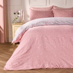 OHS Spring Blossoms Print Duvet Cover with Pillowcase in Light Pink - Size: Single - thumbnail 2