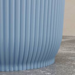 STILVORA Set of 3 Plant Pots 22 cm Blue - thumbnail 9