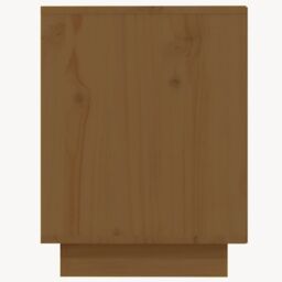 Berkfield Home Shoe Cabinet Honey Brown 110x34x45 cm Solid Wood Pine - Size: 110 x 34 x 45 cm - thumbnail 6