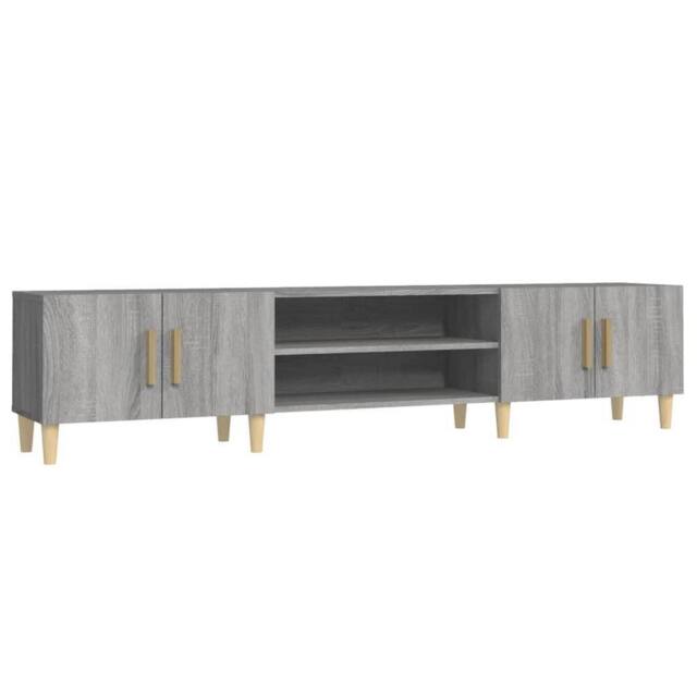 Berkfield Home TV Cabinet Grey Sonoma 180x31.5x40 cm Engineered Wood - image 1