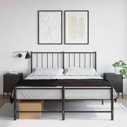 Berkfield Home Bedside Cabinets 2 pcs Black 36x39x50.5 cm Steel - thumbnail 2