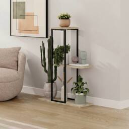 Decortie Vetra' Modern 3-Tier Plant Stand 46cm in Beige - Size: 1 Pack - thumbnail 5
