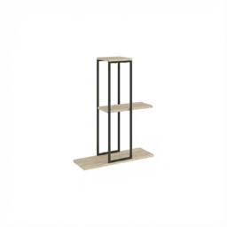 Decortie Vetra' Modern 3-Tier Plant Stand 46cm in Beige - Size: 1 Pack - thumbnail 2