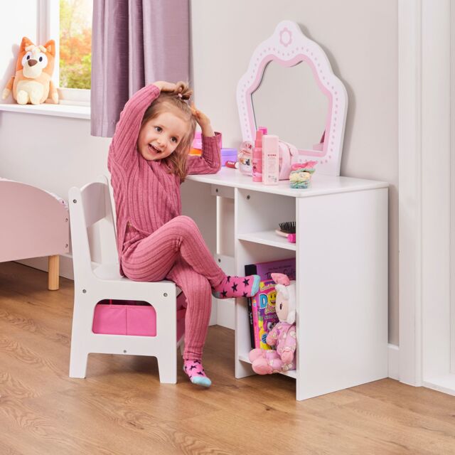 Liberty House Toys Kids Dressing Table in White - image 1